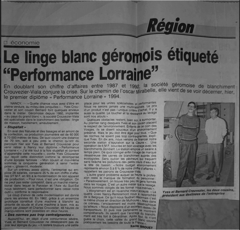 Prix performance Lorraine